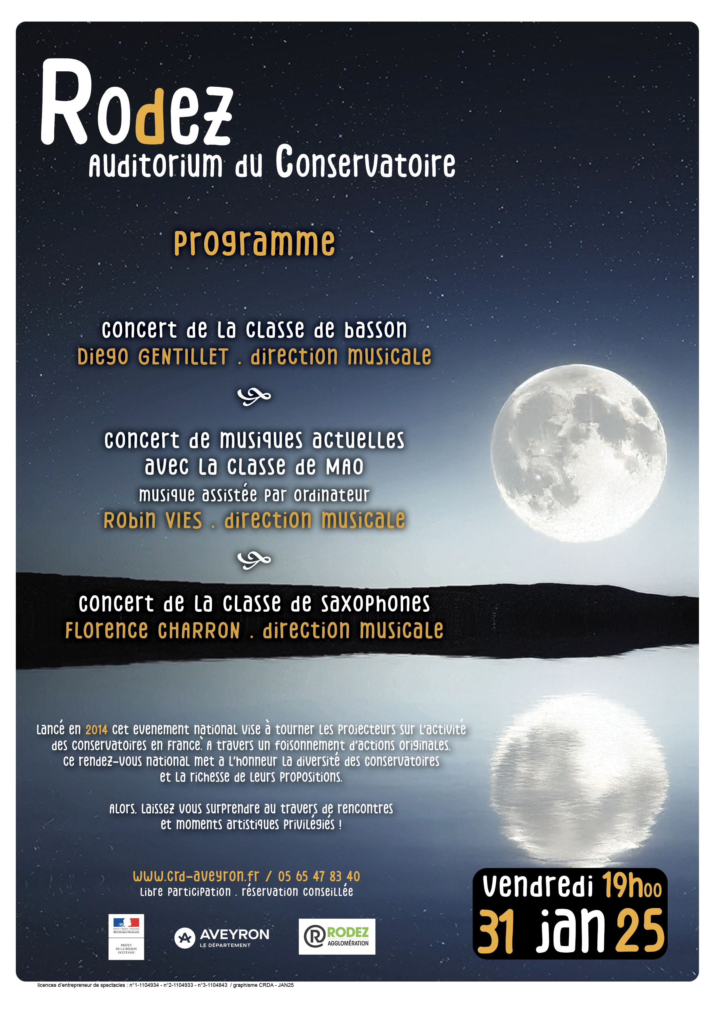 FLYER VERSONuitDesConservatoires25 RODEZ