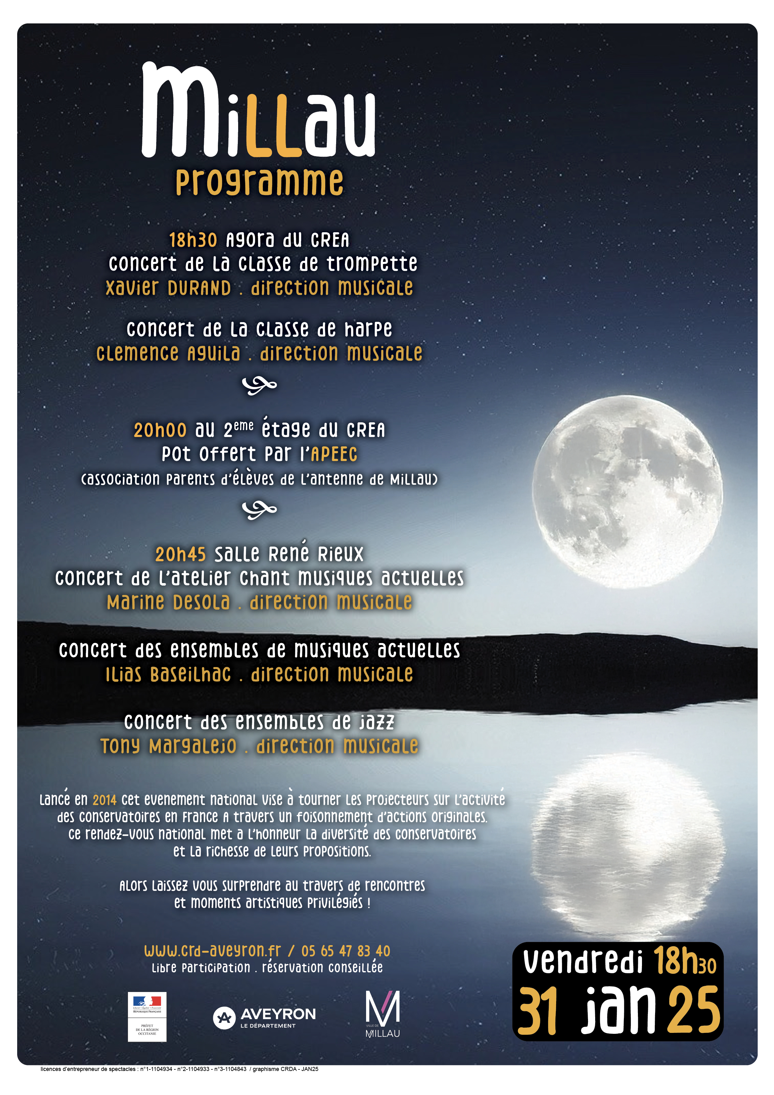 FLYER VERSO NuitDesConservatoires25 MILLAU